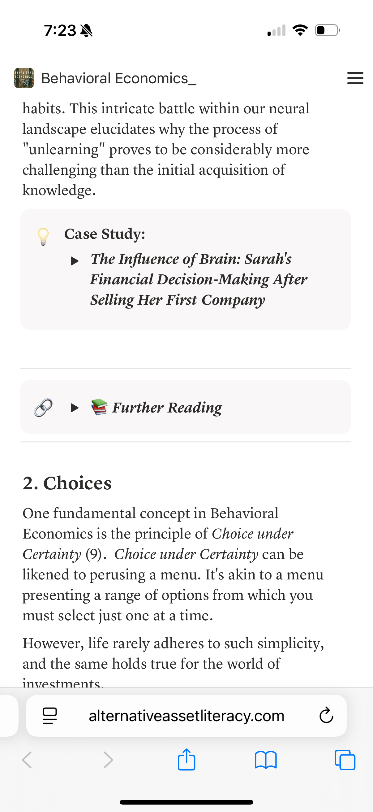 Behavioral Economics and Gender Lens